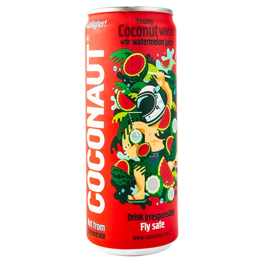 Kokoswasser aus junger Kokosnuss mit Wassermelonensaft NFC 320ml COCONAUT Imagem principal do produto