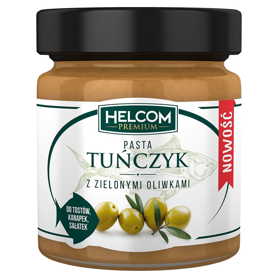 Thunfischpaste mit grünen Oliven 180g HELCOM