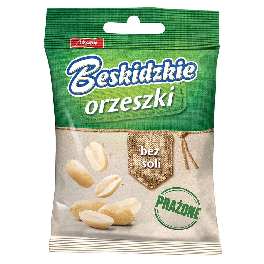 Erdnüsse ohne Salz 70g BESKIDZKIE