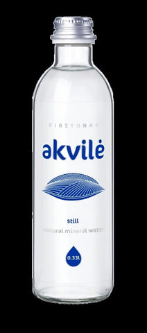 Stilles Mineralwasser 330 ml (Glas) - AKVILE