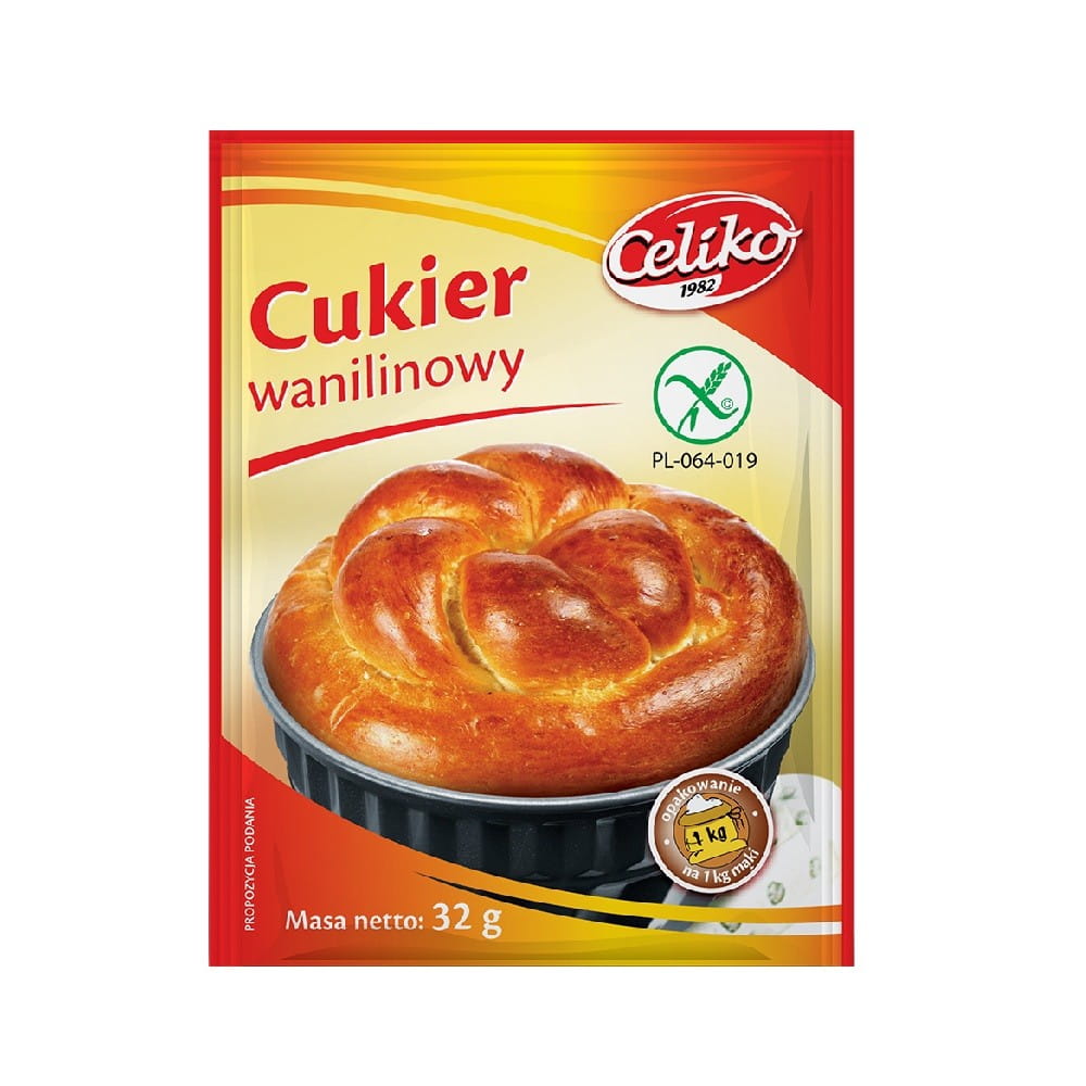 Glutenfreier Vanillezucker 32 g CELIKO Hlavní obrázek produktu