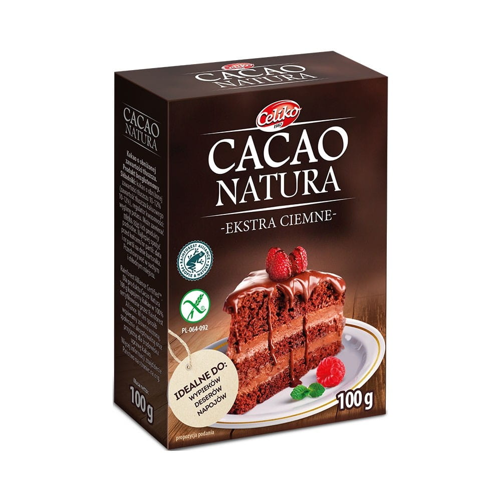 Extra dunkler Kakao glutenfrei 100 g CELIKO