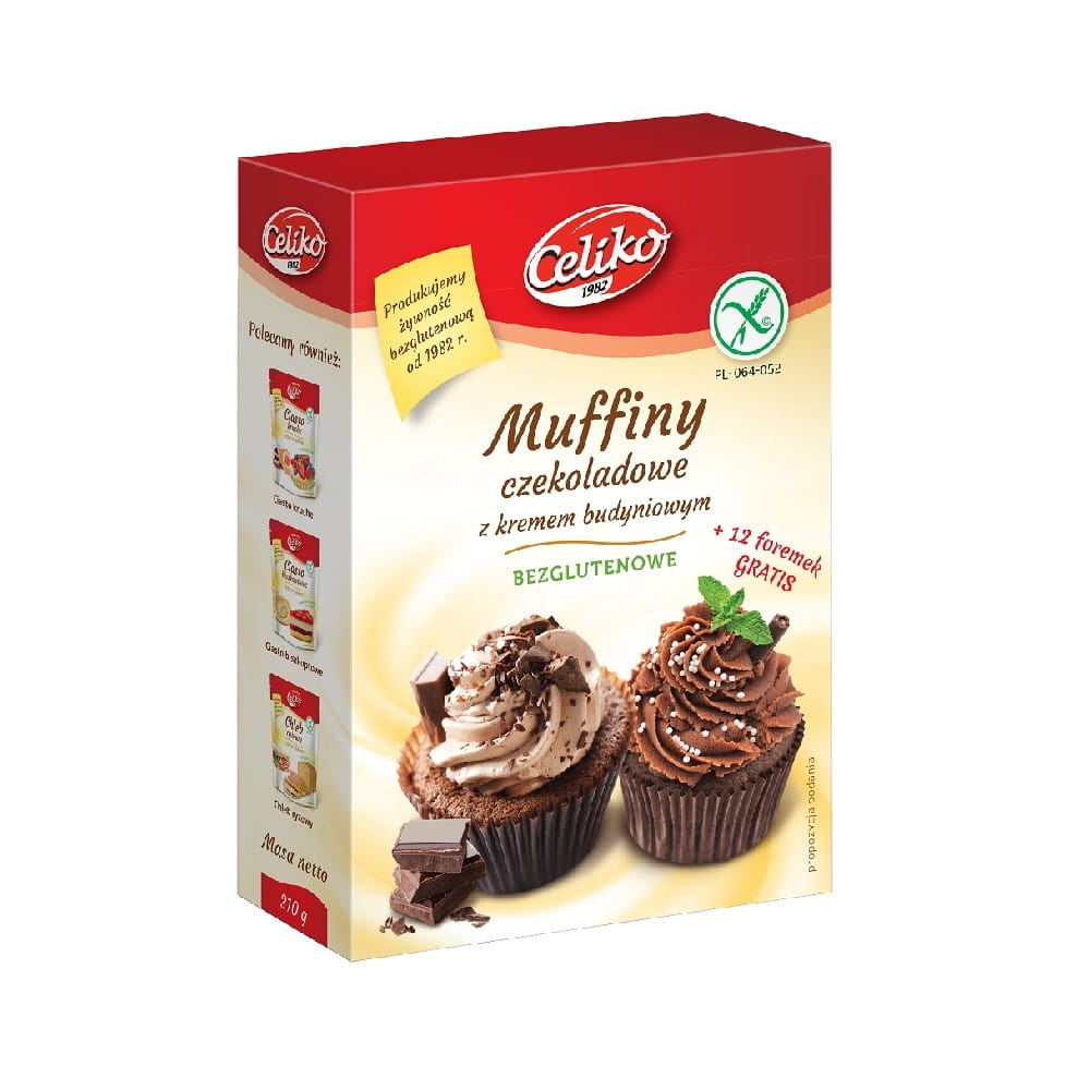 Schokoladenmuffins mit Puddingcreme 310 g CELIKO