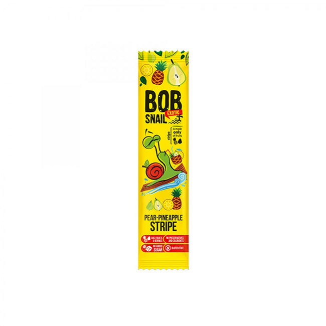Birnen-Ananas-Snack ohne Zuckerzusatz 14 g BOB SNAIL Hover Image
