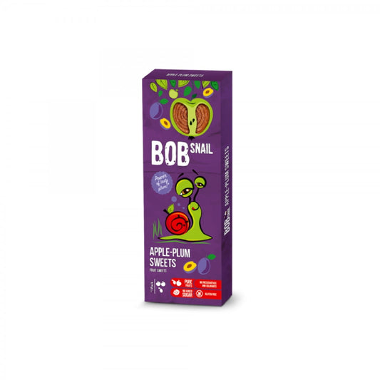 ECO-SNACK Apfel-Pflaumen-Fruchtsnack ohne Zuckerzusatz, 30 g, Fruchtmischung in transparenter Verpackung