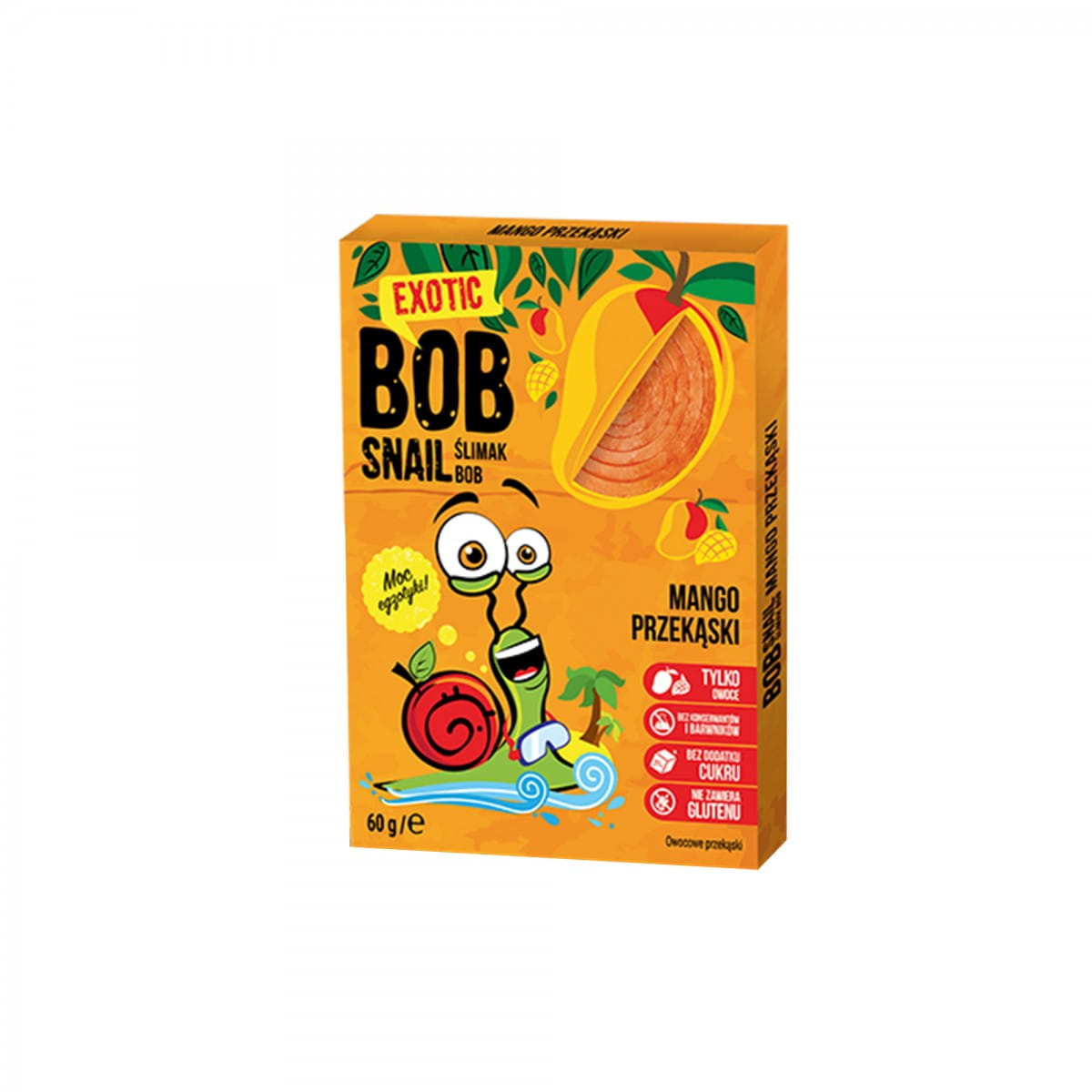 Mango-Snack ohne Zuckerzusatz 60 g BOB SNAIL