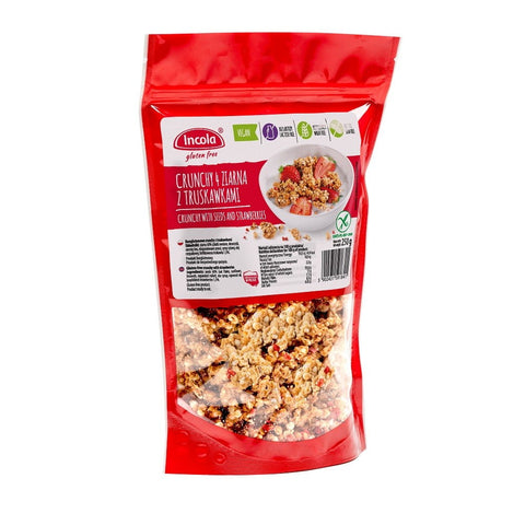 Crunchy 4 Körner mit Erdbeeren 250 g