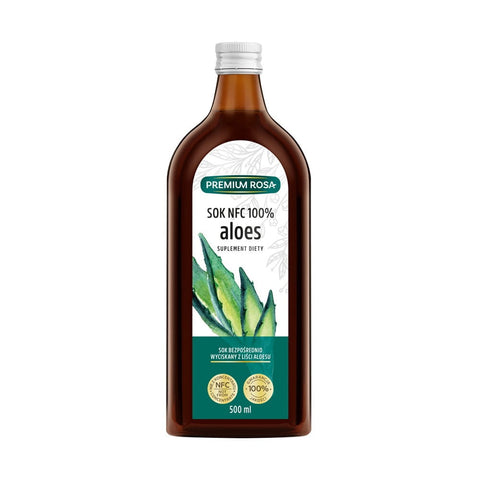 100 % Aloe-Saft 500 ml PREMIUM ROSA