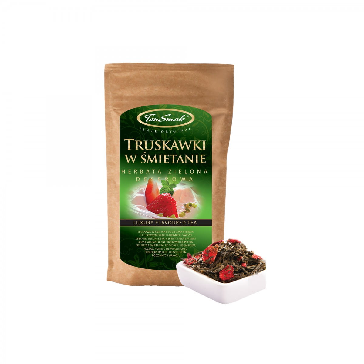 Grüner Desserttee - Erdbeeren in Sahne 40 g DIESER GESCHMACK