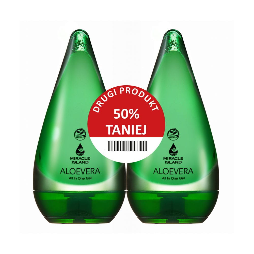 Gesichts- und Körpergel mit Aloe 99 % 2 x 250 ml