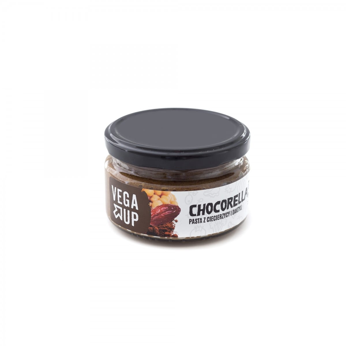 Chocorella-Paste aus Kichererbsen und Datteln 200 g - VEGA UP