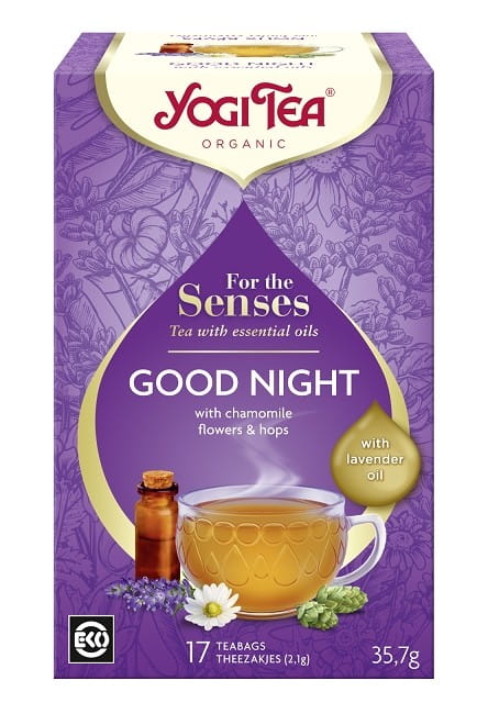 Gute-Nacht-Tee für die Sinne mit Lavendelöl (für die Sinne gute Nacht) BIO (17 x 21 g) 357 g - YOGI TEE