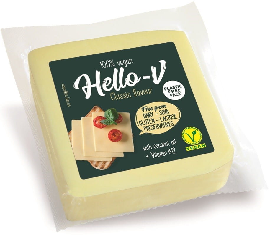 Pflanzliche Alternative zu Käse, Würfel 200 g HALLO - V