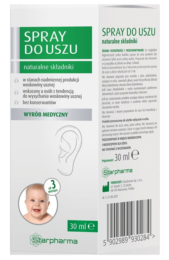 100% natürliches Ohrenspray 30ml STARPHARMA Hover Image