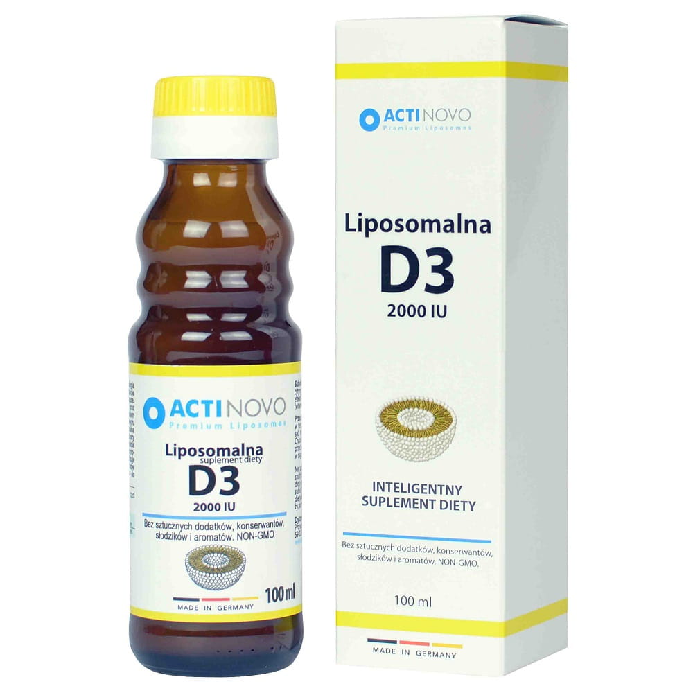 Liposomales Vitamin D3 2000, 50 Portionen à 100 ml - ACTINOVO