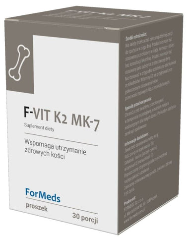 F - Vit K2 MK - 7 Vitamin K2 MK - 7 100 mcg 30 Portionen 48 g FORMEDS