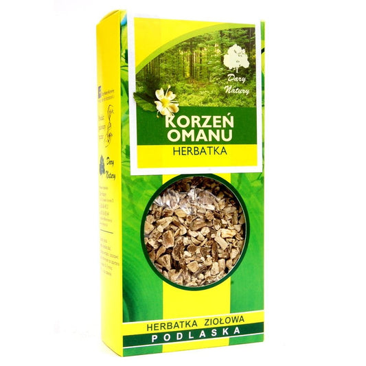 Omanwurzel in 50g Packung von DARY NATURY, natürliche Heilpflanze, frisch und getrocknet, für gesunde Anwendungen