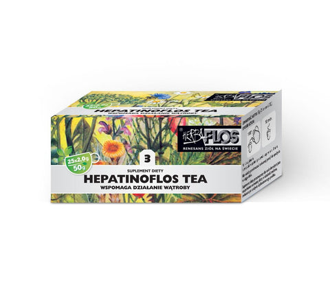 3 hEPAtinoflos Tee Fix 25 x 2g - Leberunterstützung herba - FLOS