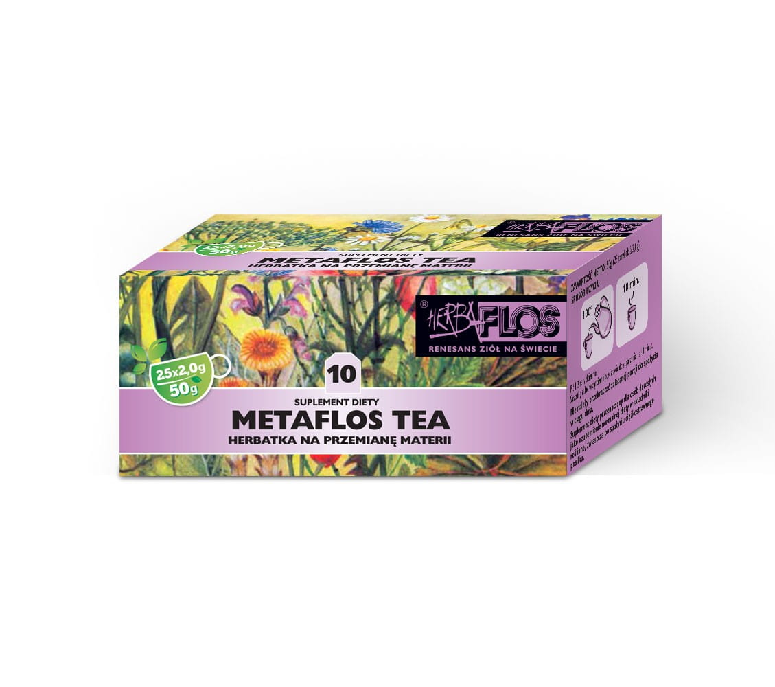 10 Metaflos Tee fix 25 x 2g - Stoffwechsel herba - FLOS