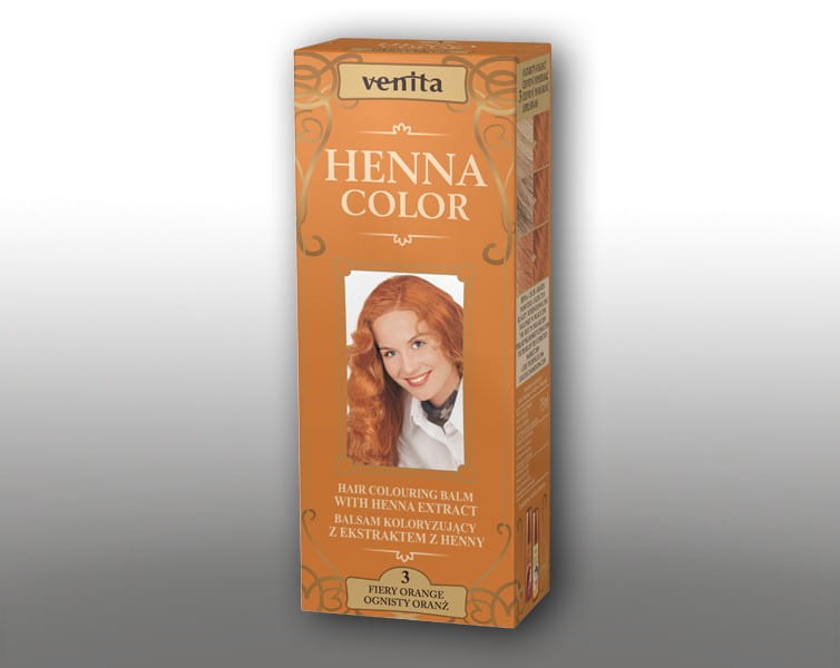 Henna-Tuba 003 VENITA feuriges Orange