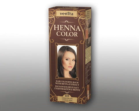 Henna Tube 115 VENITA Schokolade