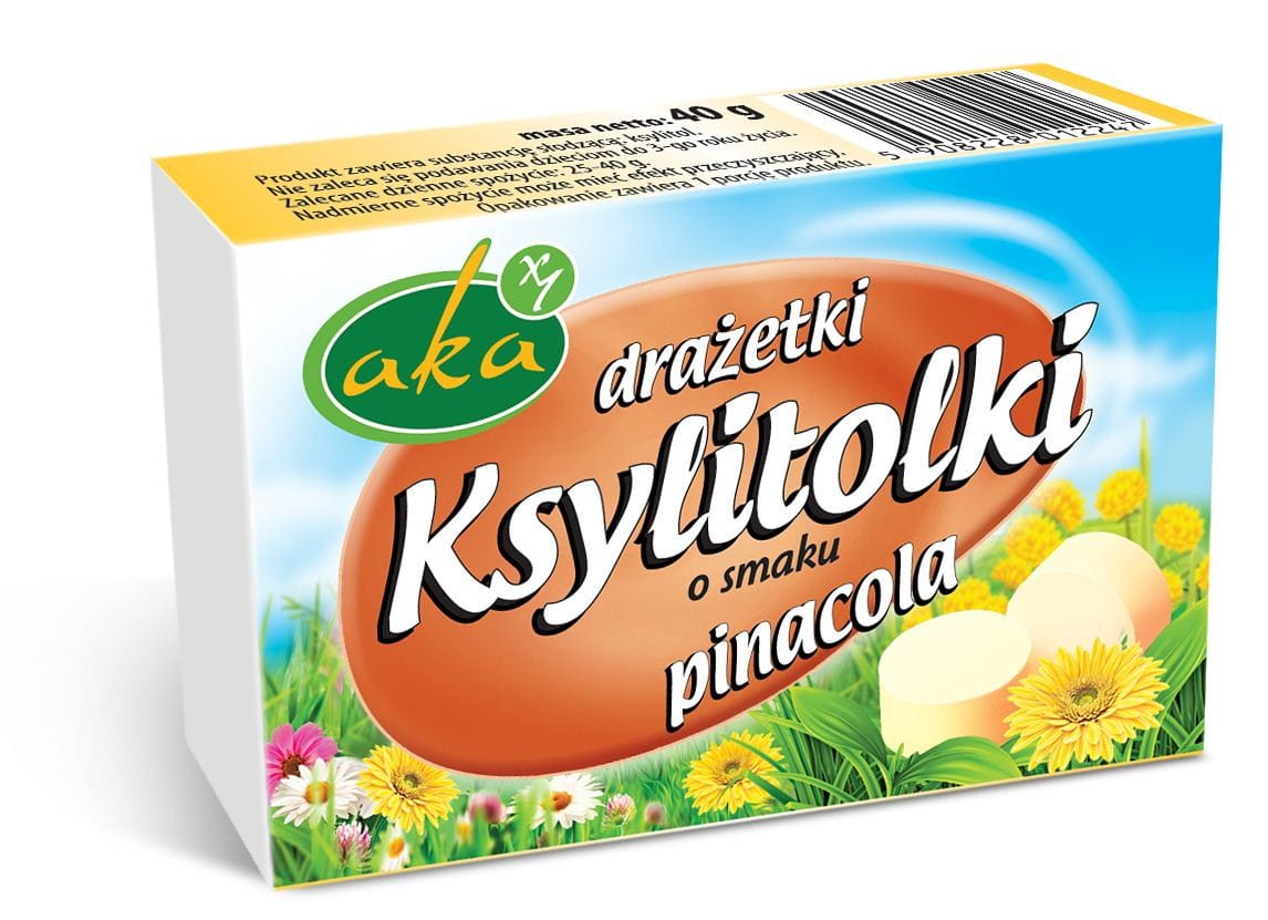 Xylitol-Pulver Pinacola-Pulver (Ananas-Kokos-Mischung) 40 g AKA