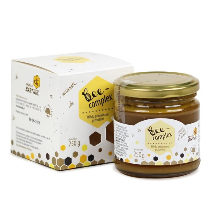 Bienenkomplex 250g (Honig + Pollen + Biene + Propolis + Gelée Royale) - BARTNIK