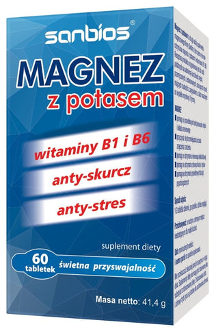 Magnesium mit Kalium 60 Tabletten SANBIOS