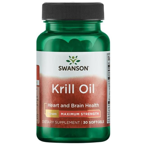 Krillöl 1000mg 30sgels. - SWANSON Krillöl