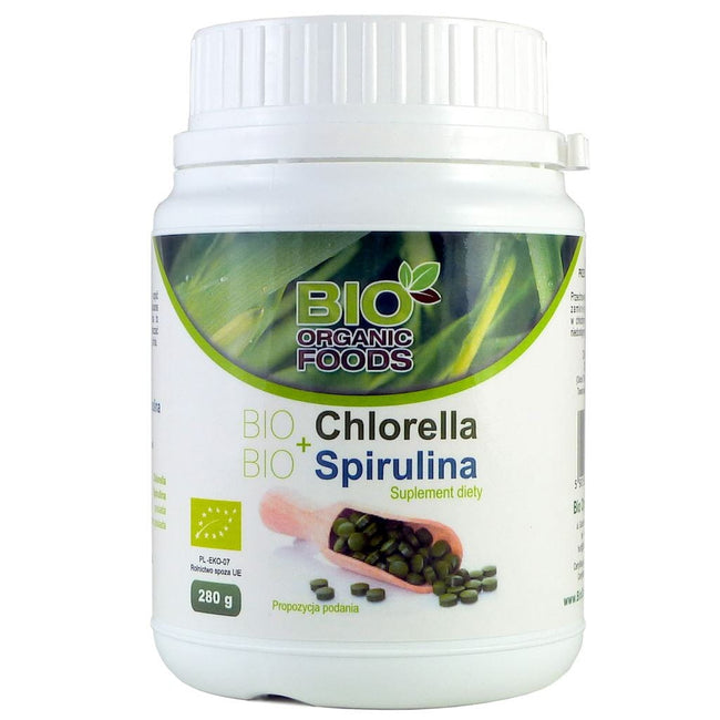BIO Chlorella + BIO Spirulina Tabletten 280g BIO BIO LEBENSMITTEL Hover Image