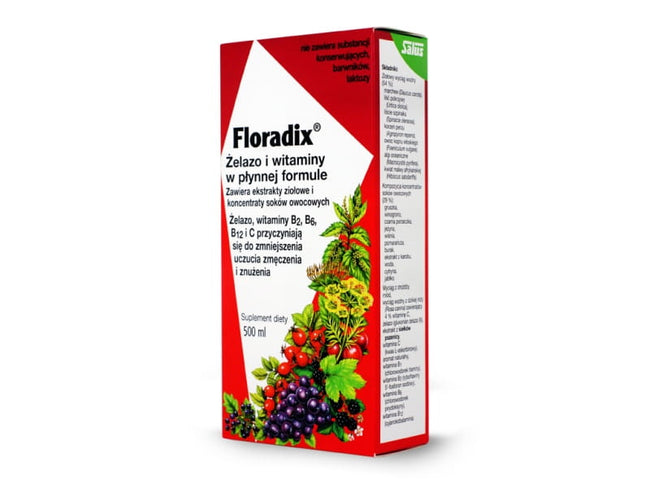 Eisen und Vitamine in der 500 ml FLORADIX Flüssigformel Hover Image