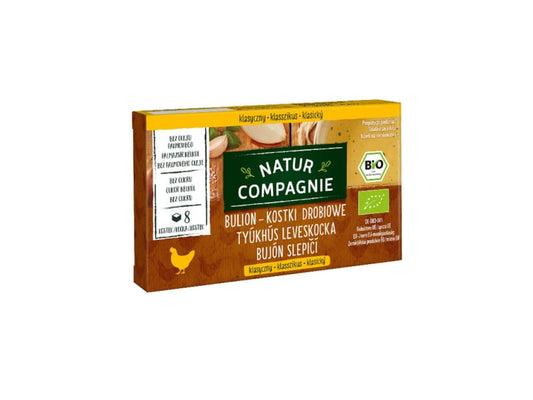 BIO Geflügelwürfel von NATUR COMPAGNIE, ohne Zucker, in 88g Packung, frische und hochwertige Tiernahrung mit natürlichen Zutaten