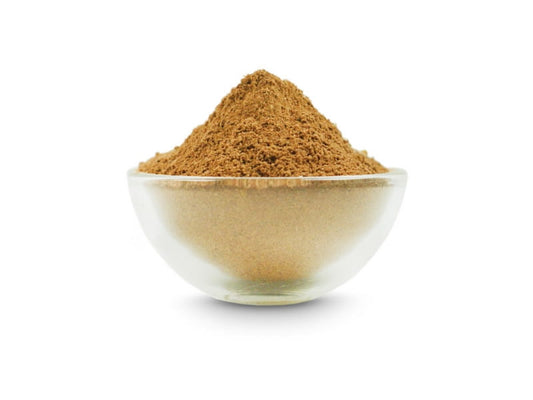 Gemahlene Muskatnuss in 50g Verpackung von VIVIO, fein gemahlen, ideal für Gewürzgerichte und Backwaren.