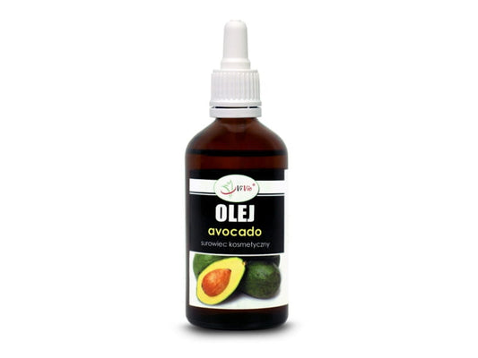 VIVIO Avocado-Kosmetiköl 100ml, raffiniert, flüssiges Öl in dunkler Flasche, ideal für Hautpflege, sichtbar in der Flasche
