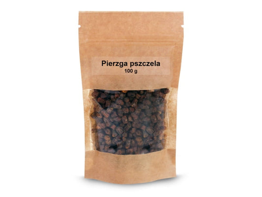 Biene Biene Honig in 100g Glas, natürlich und aromatisch, hergestellt von VIVIO, mit goldener Honigkrone und Bienenmotiv.