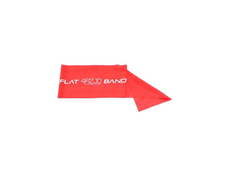 Rehabilitation band Flachband2 met - red - 4FIZJO