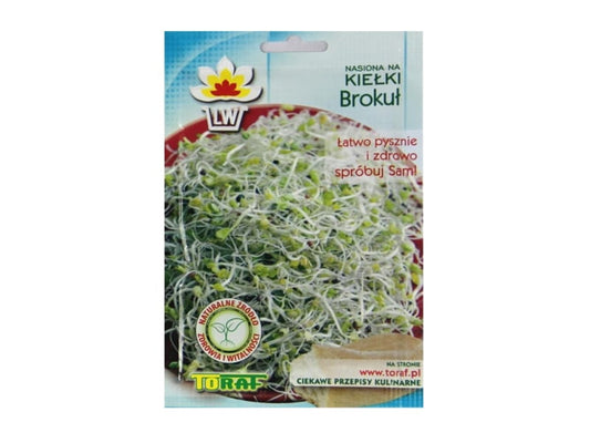 Brokkolisamen für Sprossen, 10g Packung, TORAF, frische und hochwertige Saatgut für gesunde Brokkolisprossen