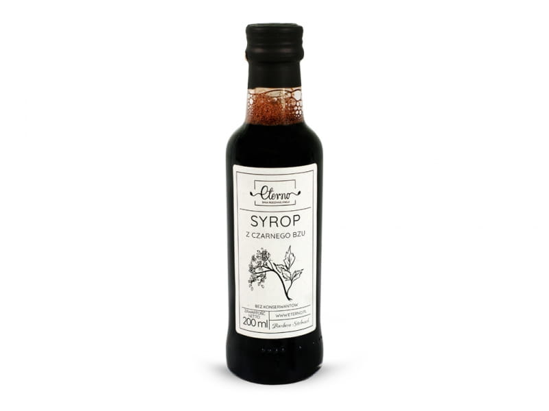 Black elderberry syrup 200ml ETERNO