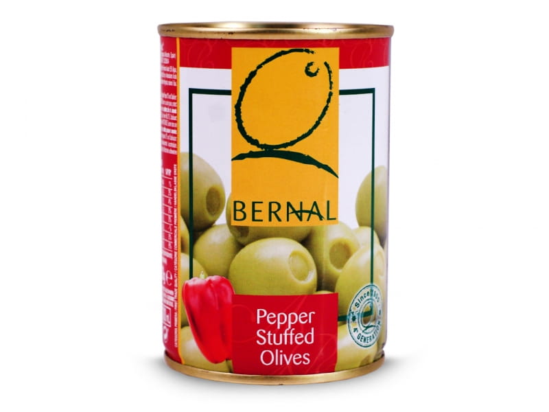 Oliven gefüllt mit Paprika 120g - BERNAL - Biogo.de