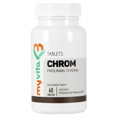Chrom-Chrom-Picolinat-Chrom 200 mcg 60 Tabletten - MYVITA