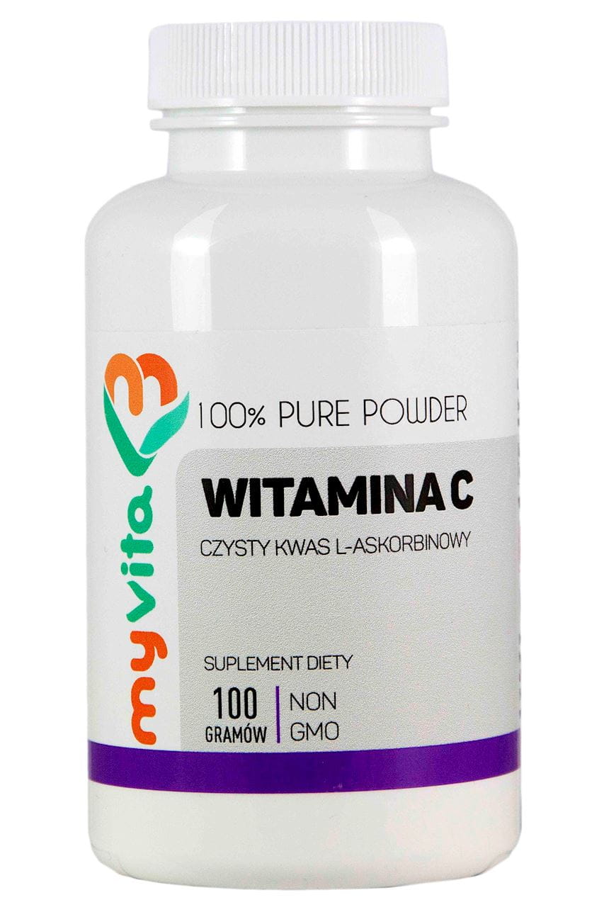 Vitamin C L-Säure - Ascorbinsäurepulver 100g - MYVITA