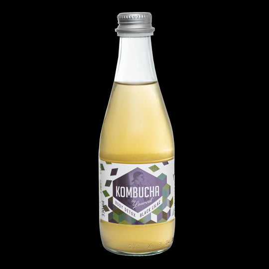 Kombucha fleur de sureau noir (détox corps) BIO 330 ml - KOMBUCHA BY LAURENT