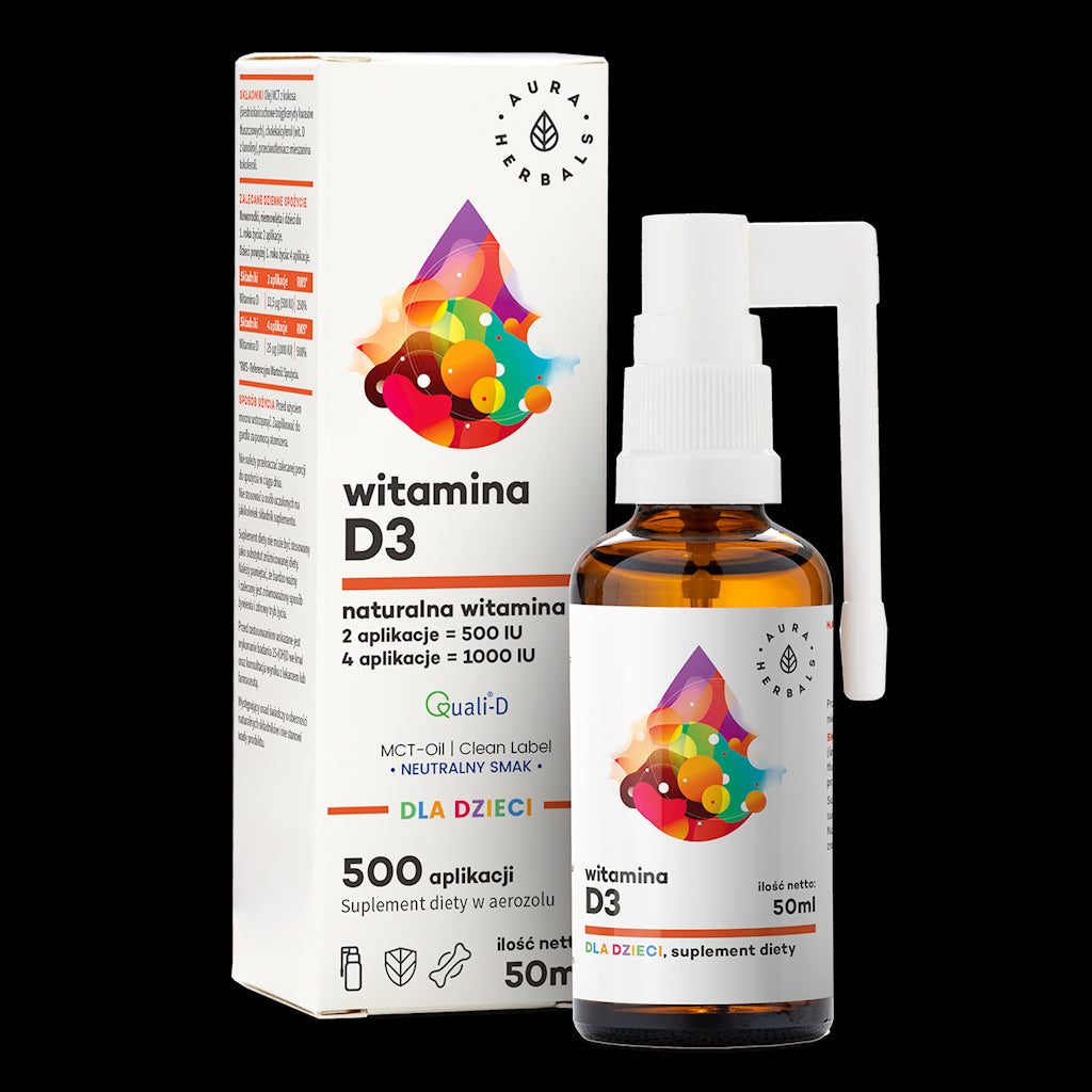 Vitamin D3 für Kinder MCT Aerosol 50ml AURA HERBALS