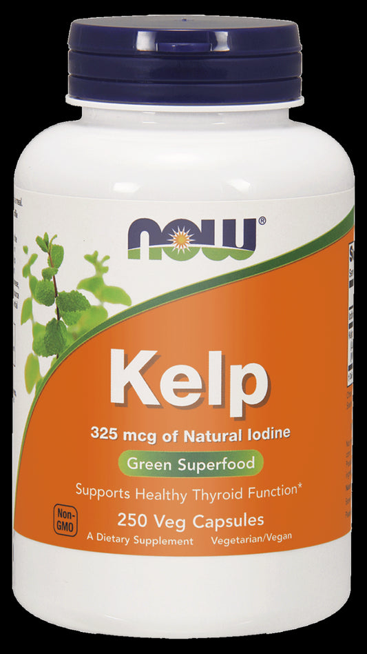 Seetang - 325 mcg Natürliches Jod 250 VKapseln. JETZT LEBENSMITTEL