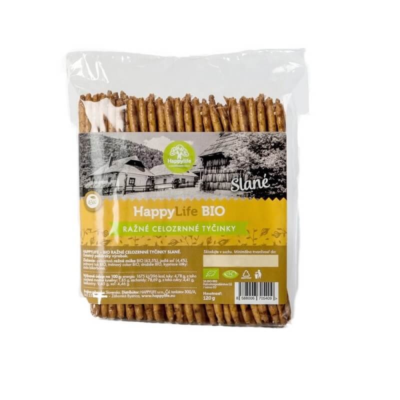 Roggen-Vollkornsticks mit BIO-Salz 120 g