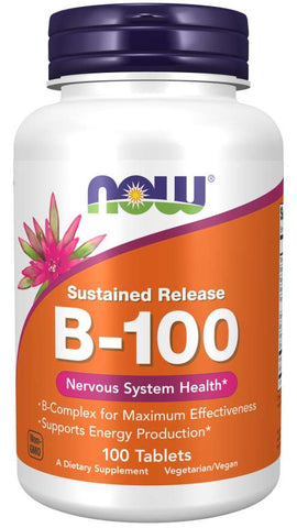 Vitamin B - 100 100-V-Kapseln. - NOW FOODS Vitamin-B-Komplex