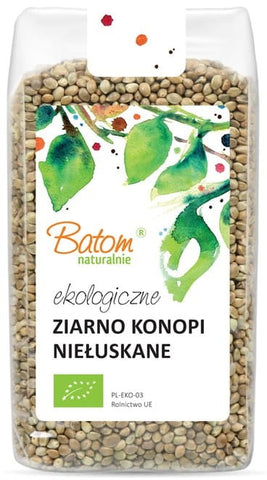 Konopné semienko BIO nelúpané 250 g - BATOM