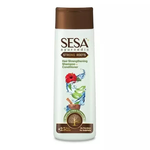 Stärkendes Shampoo mit SESA Haarspülung