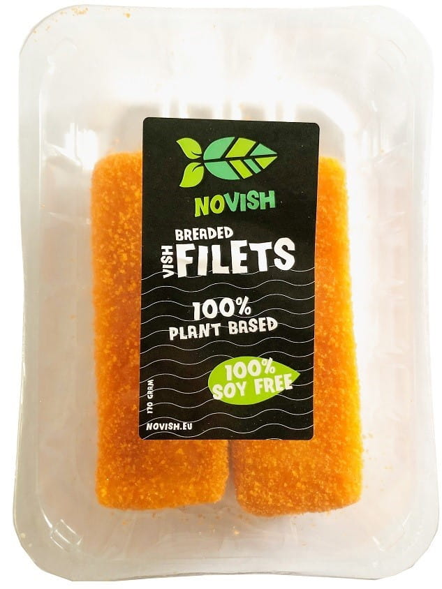 Pflanzliche Fischalternative - panierte Filets 160g - NOVISH - Biogo.de