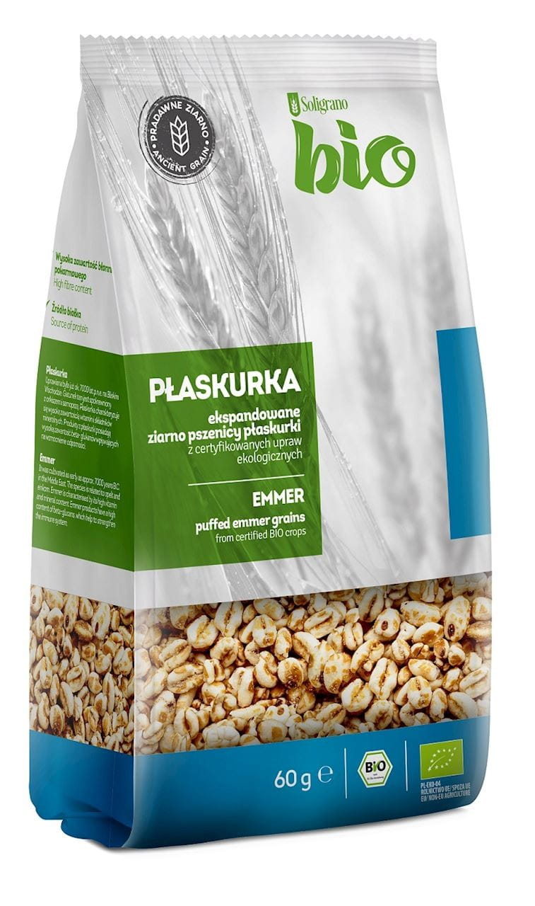 Plato llano expandido BIO 60 g - SOLIGRANO